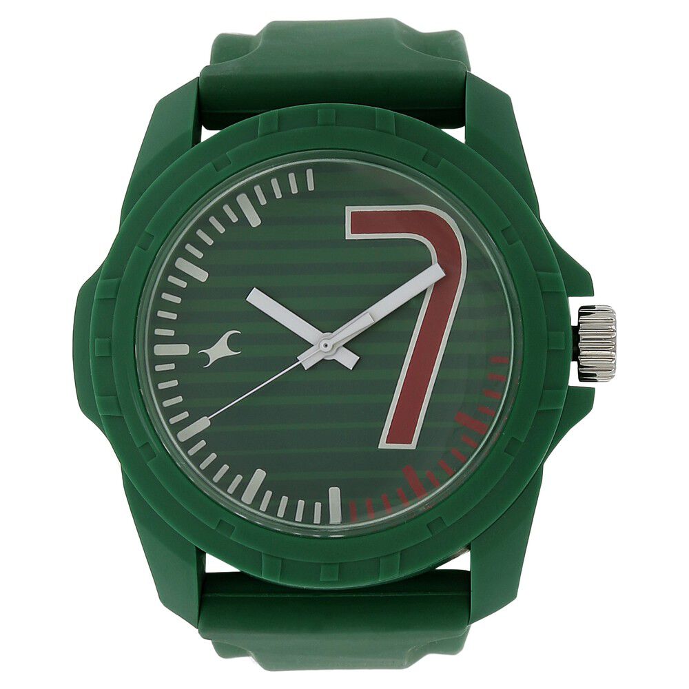 Fastrack olive green watch sales