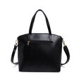 Fastrack Modern Satchel Bag for Women | Chic, Stylish Bag for Girls, Ladies, Women | Spacious Bag with Internal Organisers Made from High-Quality Faux Leather (Black) - image number 2