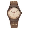 Fastrack Tees Quartz Analog Brown Dial Silicone Strap Watch for Girls - image number 1