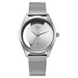 Vyb Runway By Fastrack Quartz Analog Silver Dial Silver Stainless Steel Strap Watch For Girls - image number 1