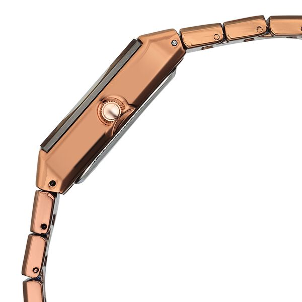 Vyb Nova By Fastrack Quartz Analog Brown Dial Brown Metal Strap Watch For Guys - image number 4