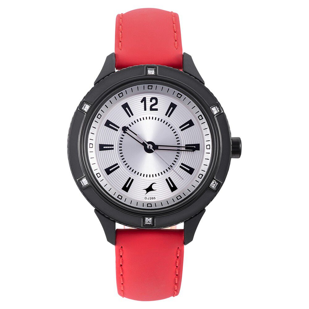 Fastrack watches 2025 ladies red color