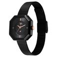 Fastrack Vyb Prodigy Quartz Analog Black Dial Stainless Steel Strap Watch for Girls - image number 3