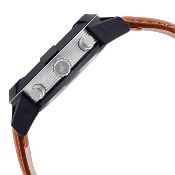 Fastrack Modular Quartz Analog White Dial Leather Strap Watch for Guys - image number 3