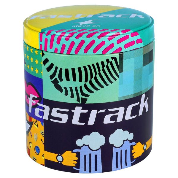 Fastrack Streetwear Quartz Analog Digital Blue Dial PU Strap Watch for Guys - image number 5
