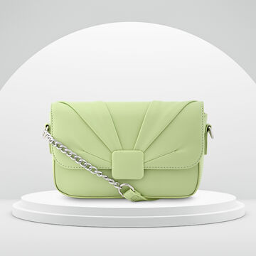 Fastrack Party Sling Bag in Cool Matcha Green