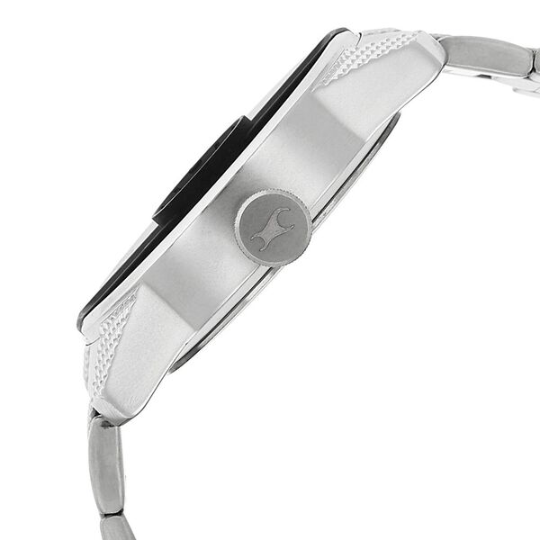 Fastrack Motorheads Quartz Analog Black Dial Stainless Steel Strap Watch for Guys - image number 2