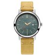 Fastrack Tripster Quartz Analog Green Dial Leather Strap Watch for Guys - image number 1