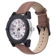 Fastrack Quartz Analog Silver Dial Leather Strap Watch for Guys - image number 2