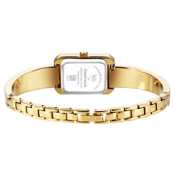 Vyb Diva By Fastrack Quartz Analog White Dial Metal Strap Watch For Girls - image number 5