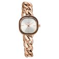 Vyb Starlet By Fastrack Quartz Analog Silver Dial Rose Gold Metal Strap Watch For Girls - image number 1