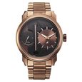 Fastrack Pulse IV Dual Time Analog Watch with Blue Dial & Silver Stainless Steel Strap For Guys