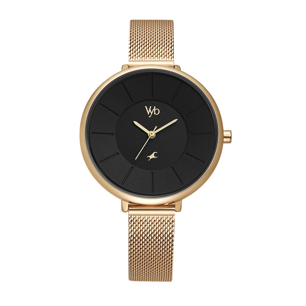 Fastrack golden online watches for womens