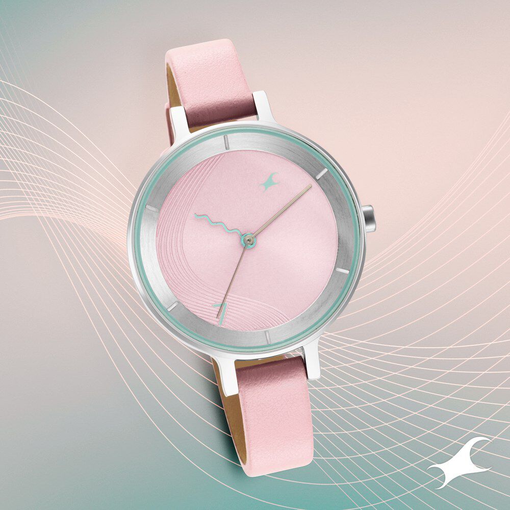 Fastrack pink strap watch sale