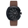 Fastrack Quartz Analog Black Dial Leather Strap Watch for Guys