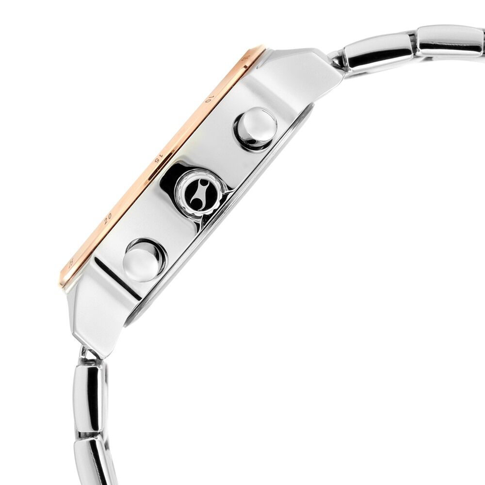 Fastrack All Nighters Quartz Analog White Dial Stainless Steel