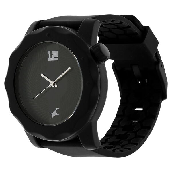Fastrack Quartz Analog Black Dial Plastic Strap Watch for Unisex - image number 1