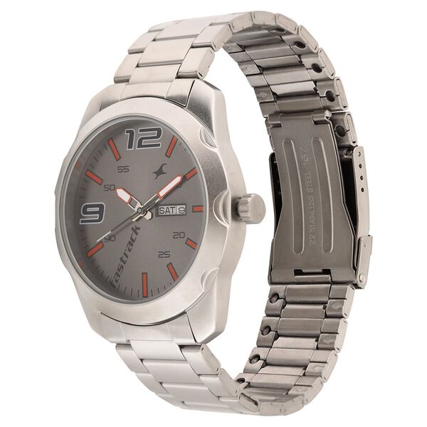 Fastrack Black Dial Quartz Analog with Day and Date Watch for Guys - image number 2
