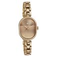 Fastrack Style Up Golden Dial Metal Strap Watch for Girls - image number 0