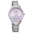 Fastrack Stunners Quartz Analog Pink Dial Silver Metal Strap Watch For Girls - image number 1