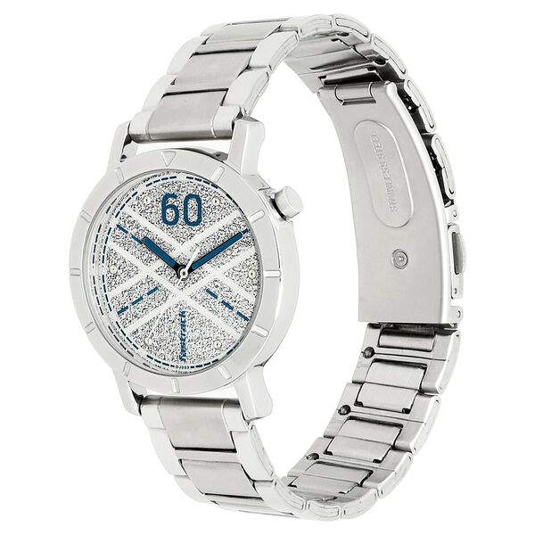 Fastrack Road Trip Quartz Analog Grey Dial Stainless Steel Strap Watch for Girls - image number 2