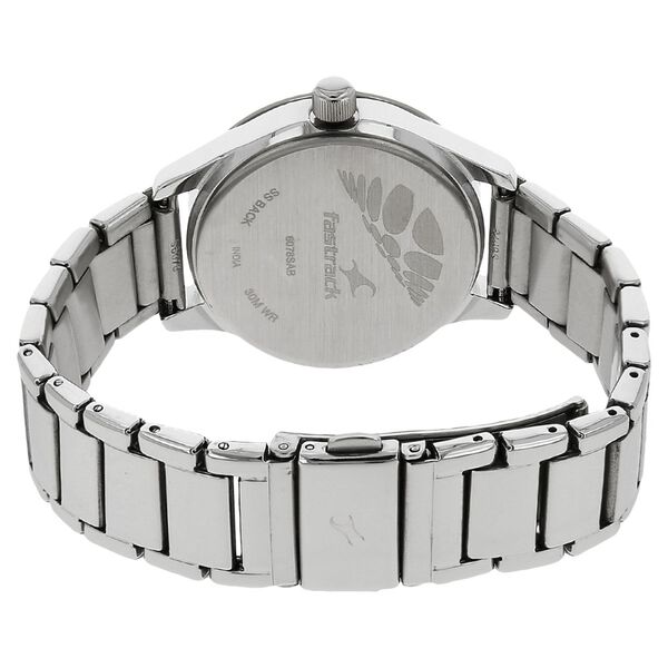 Fastrack Quartz Analog Blue Dial Stainless Steel Strap Watch for Girls - image number 3