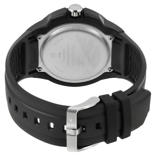 Fastrack Trendies Quartz Analog Black Dial Plastic Strap Watch for Guys - image number 4