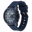 Fastrack Streetwear Quartz Analog Digital Blue Dial PU Strap Watch for Guys - image number 2