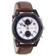 Fastrack Modular Quartz Analog White Dial Leather Strap Watch for Guys - image number 0