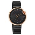 Fastrack Groove Analog with Black Dial Black Metal Strap Watch for Girls - image number 2