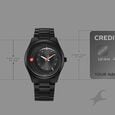 Fastrack Groove Quartz Analog Black Dial Black Stainless Steel Strap Watch For Guys - image number 3