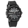 Fastrack Streetwear Quartz Analog Digital Black Dial PU Strap Watch for Guys - image number 0