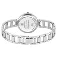 Vyb Seeker By Fastrack Quartz Analog Purple Dial Silver Metal Strap Watch For Girls - image number 5