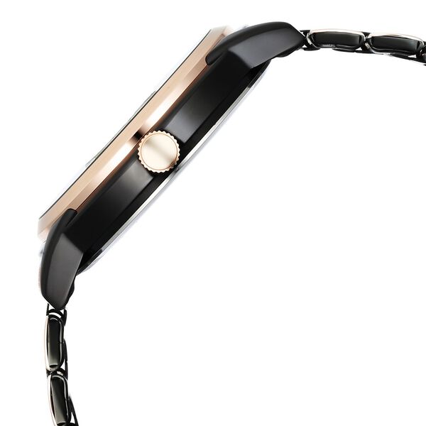 Fastrack Vyb Phantom Quartz Analog Black Dial Two Toned Metal Strap Watch For Guys - image number 4