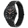 Fastrack Vyb Orion Quartz Analog Black Dial Black Color Metal Strap Watch For Guys - image number 3