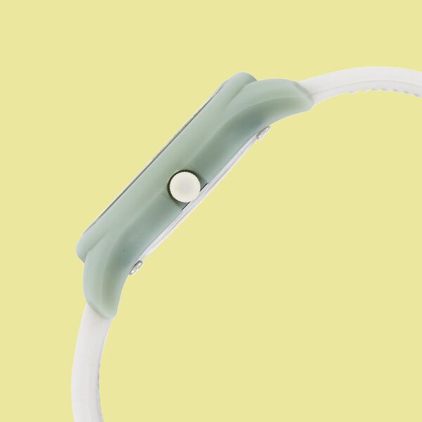 Fastrack Monochrome Quartz Analog Grey Dial Silicone Strap Watch for Girls - image number 3