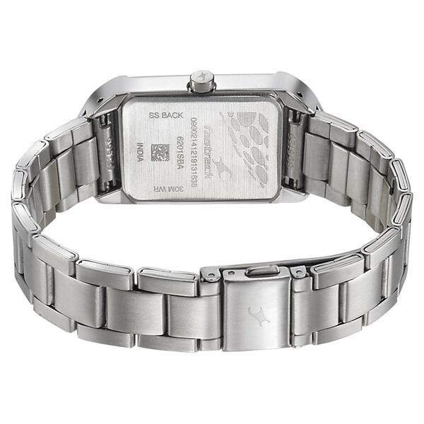 Fastrack Go Skate Quartz Analog Silver Dial Stainless Steel Strap Watch for Girls - image number 4