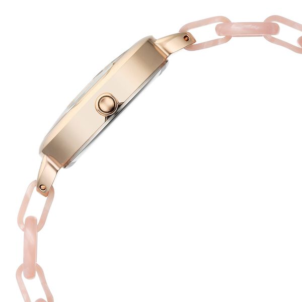 Fastrack Younique Quartz Analog Mother Of Pearl Dial Acetate And Metal Strap Watch For Girls - image number 3