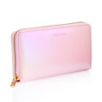 Fastrack Pink Glossy Zip-Around Wallet - image number 1