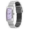Fastrack Gelato silver analog bracelet watch with Black currant dial for Girls - image number 4