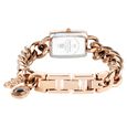 Fastrack Vyb Prodigy Quartz Analog White Dial Rose Gold Color Metal Strap Watch For Girls - image number 5