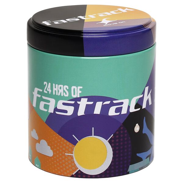 Fastrack Hitlist Quartz Analog Green Dial Leather Strap Watch for Guys - image number 5