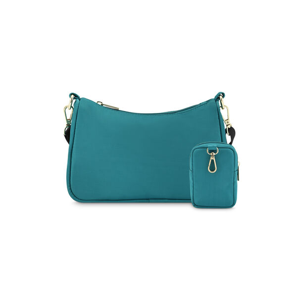 Fastrack Teal Blue Crossbody Sling Bag for Girls - image number 4