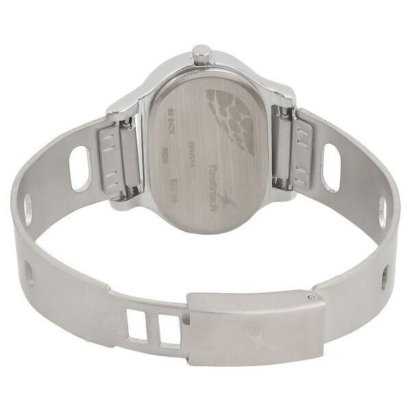 Fastrack Quartz Analog White Dial Stainless Steel Strap Watch for Girls - image number 2
