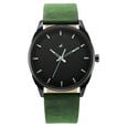 Fastrack After Dark Black Dial Green Leather Strap Watch for Guys - image number 2