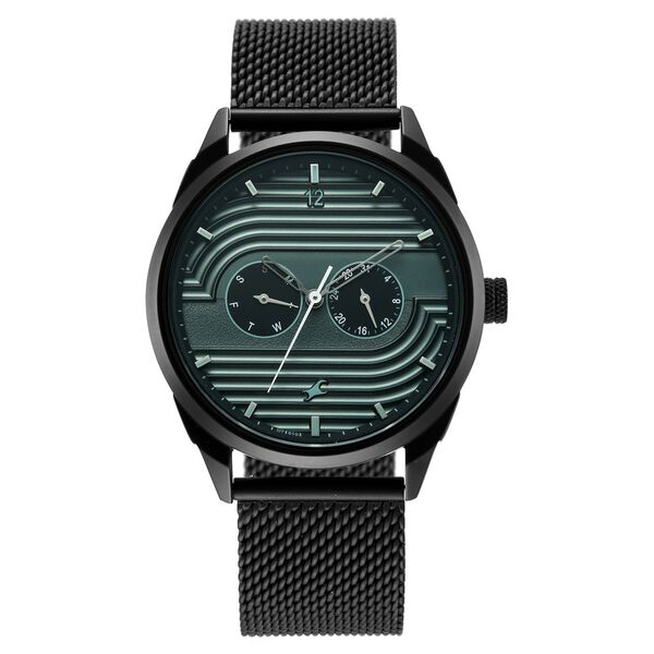 Fastrack 2X Edit Emerald Green Dial Interchangeable Strap Watch for Guys - image number 1