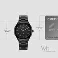 Vyb Challenger By Fastrack Quartz Analog Black Dial Black Stainless Steel Strap Watch For Guys - image number 3