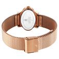 Fastrack Pulse Quartz Analog White Dial Rose Gold Stainless Steel Strap Watch For Girls - image number 4