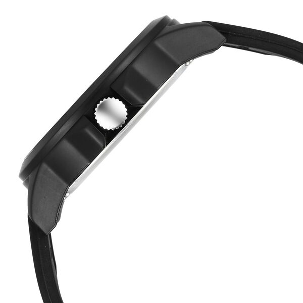Fastrack Tees Wanderlust Quartz Analog Black Dial Silicone Strap Watch for Unisex - image number 3