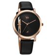 Fastrack Vyb Siren Quartz Analog Black Dial Leather Strap Watch For Girls - image number 2